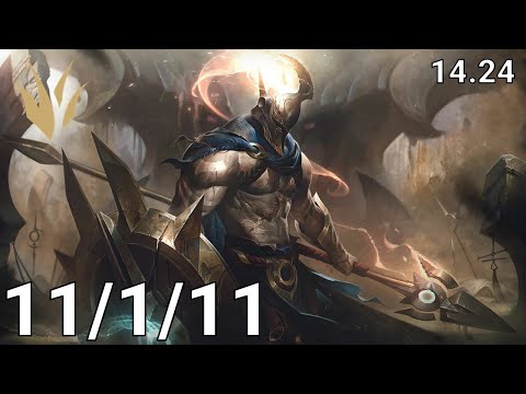 Pantheon Jungle vs Fiddlesticks  - EUW Master | Patch 14.24