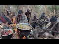 24Hrs Hadzabe Tribe Hunting And Cooking In Forest African Hunters