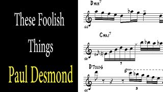 Paul Desmond - These Foolish Things w/ Dave Brubeck Quartet (Live At Oberlin)