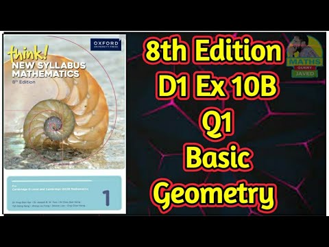 Q1 || Ex-10B || D1-8th edition || Basic Geometry || In Urdu/Hindi