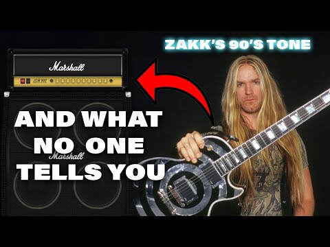 To get Zakk Wylde's guitar tone do this simple trick