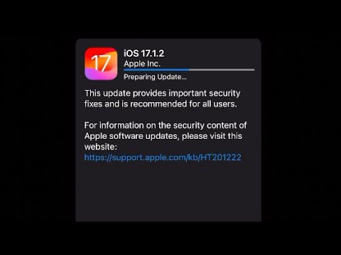 Apple Released iOS 17.1.2 for iPhone with Security Fixes.
