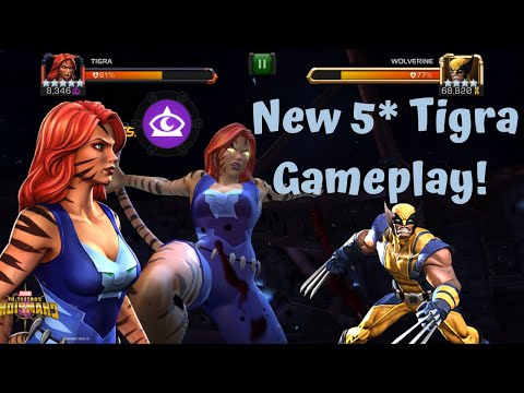 New Tigra 5* Gameplay! Damage Showcase! Is She Insane? - Marvel Contest of Champions