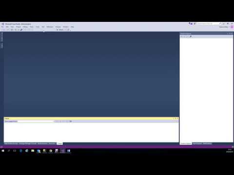 How to Create an MVC C# asp net Web Application in Visual studio 2017 Tutorial Part 1