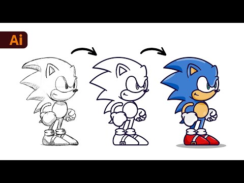 Lets draw the Youtube Button Adobe Illustrator Flat Design Tutorial