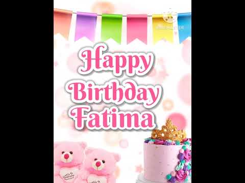 Happy birthday🥳 Fatima |A special birthday wishing video🥳with name Pink 🌺theme #birthday#status
