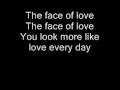 SANCTUS REAL-THE FACE OF LOVE WITH LYRICS