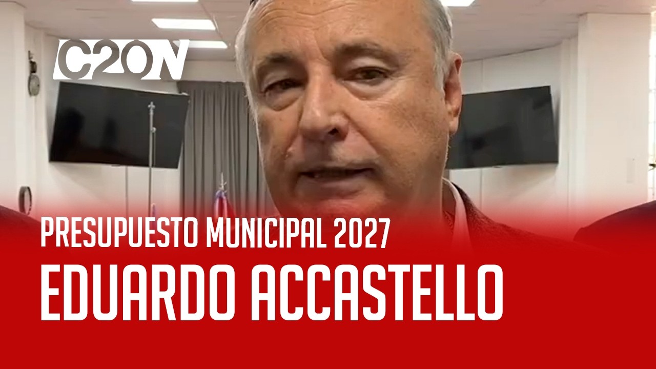 C20 Noticias | Presupuesto Municipal 2027 - Eduardo Accastello