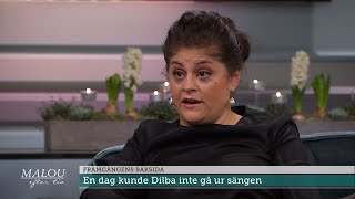 ”Jag förstod att jag var vaken men kroppen rörde inte sig” - Malou Efter tio (TV4)