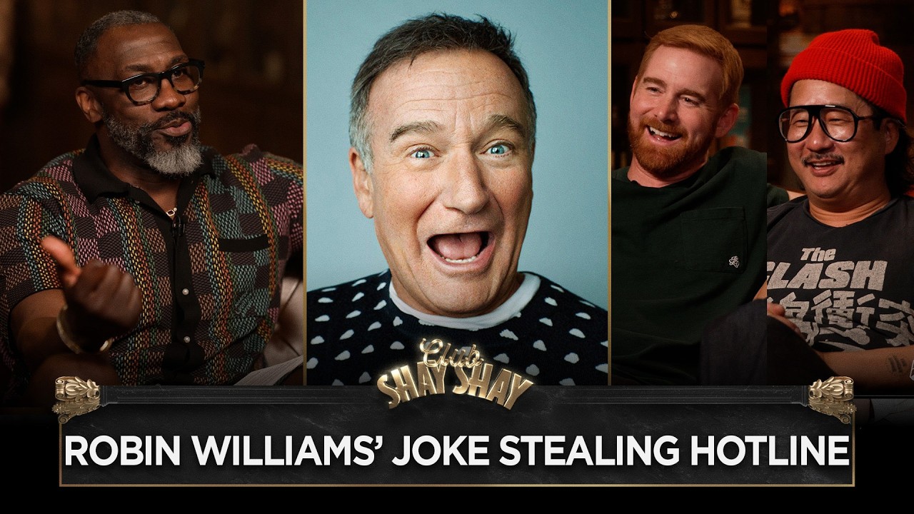 Robin Williams' Hotline for Joke Stealing Paid Comics - Bobby Lee & Andrew Santino Break It Down