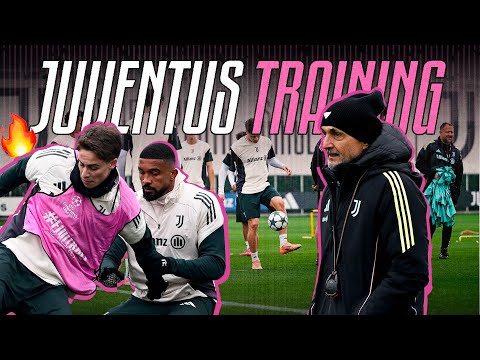 Watch JUVENTUS TRAINING before the Champions League Night vs Benfica! 🔥