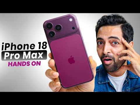I Tried The iPhone 18 Pro Max Early 👀