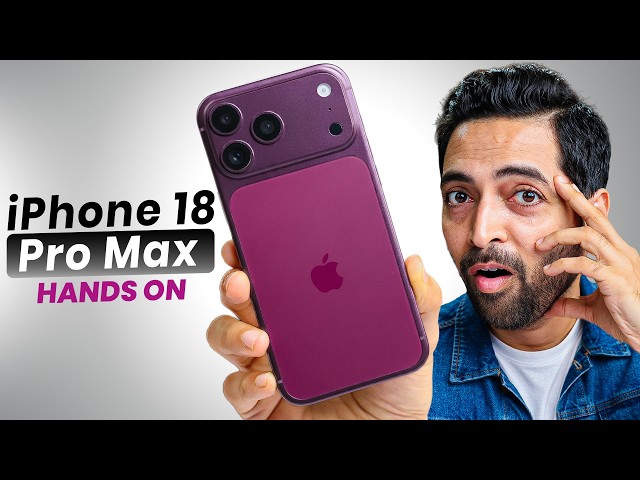 I Tried The iPhone 18 Pro Max Early ????