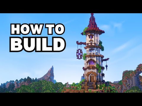 Tutorial | How to build a Enchanting Tower in Minecraft