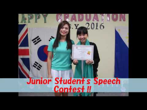AELC Junior student's Speech Contest