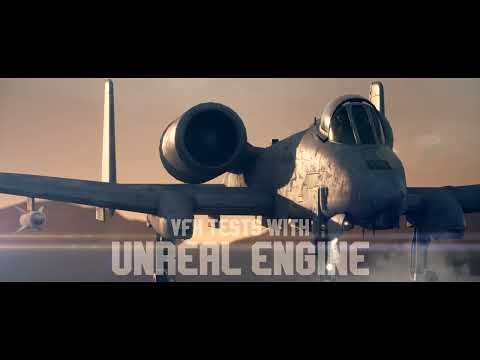 VFX Tests with Unreal Engine // Jets & Sci-Fi 3D CGI Animation in UE5