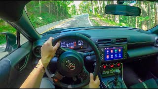 [Winding Road] 2023 Toyota GR86 Premium 6MT - POV Tail of the Dragon Drive (Binaural Audio)