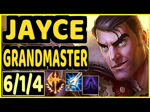 RARE (JAYCE) - 6/1/4 KDA GAMEPLAY - EUW Ranked GRANDMASTER