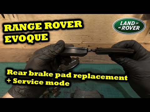 Range Rover Evoque Rear Brake Pad Replacement / Installation + Park Brake Maintenance Mode [How To]