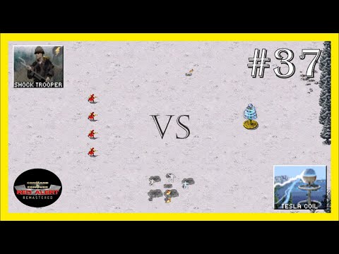 [VS Series] C&C Remastered: Red Alert | Shock Trooper VS Tesla Coil - Ep. #37
