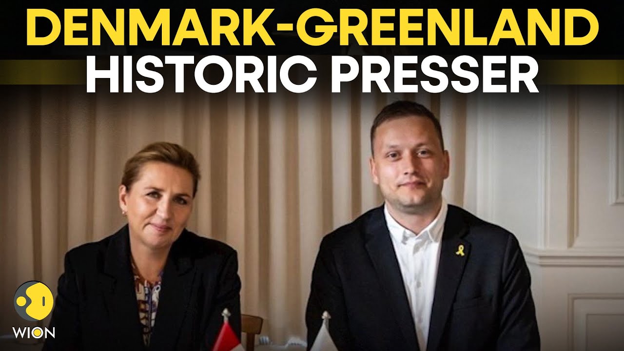 LIVE: Danish PM and Greenlandic Counterpart Hold Press Conference | WION Live