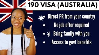 190 Visa - Apply for Australian Permanent Residency direct from your country!