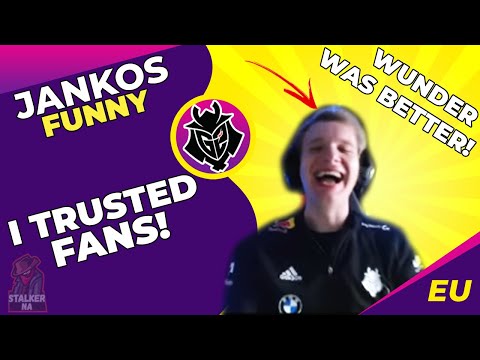 What Happens When G2 Wunder Gets MVP Instead of G2 Jankos 🤣 (FUNNY)
