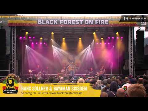Hans Söllner & Bayaman'Sissdem beim Black Forest on Fire Reggae Festival 2019 in Berghaupten