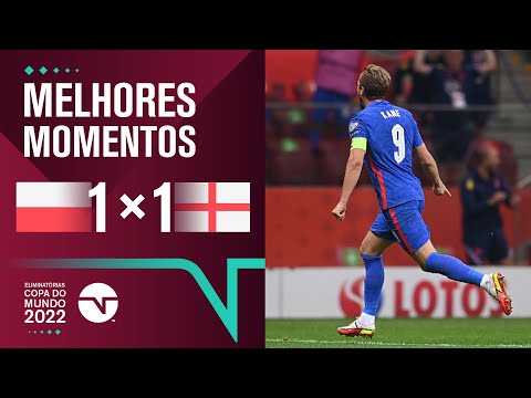 Gols e lances de Polonia x Inglaterra