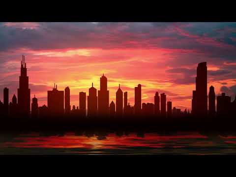 Synth City Motion Background Loop   Vaporwave Synthwave City Animation.