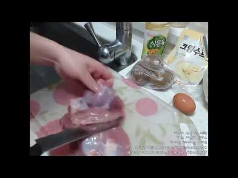 ๋ํผ์ ๋๊น์ค(๋๊บผ์ด ๋๊น์ค) ๋ง๋ค๊ธฐ ๊ฐ๋์ ์ธ ๋ง