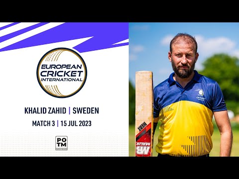 POTM : K.Zahid - SWE vs POR | Highlights | ECI Hungary | 15 July 2023 | ECI23.087