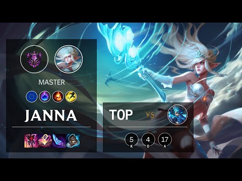 Janna Top vs Gwen - EUW Master Patch 11.13