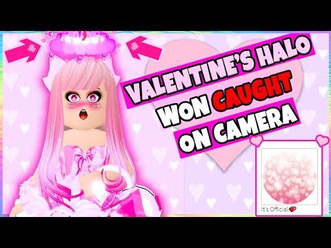 WHAT HAPPENS WHEN YOU WIN THE VALENTINE'S DAY HALO! HALO WON CAUGHT ON CAMERA! Roblox Royale High