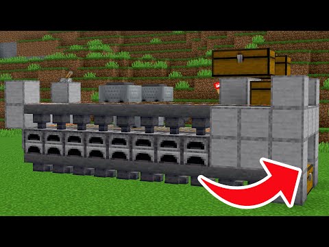 Minecraft Easy Super Smelter 1.21.11+ - BEST DESIGN