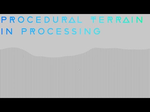 Procedural 2D Terrain In Processing - Tutorial