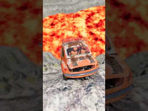 Cars vs Giant Lava Pit – BeamNG.drive #beamng #shorts #beamngdrive #automobile #usa #viral #brasil