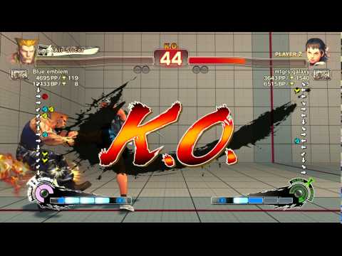 USFIV~ Guile (Blue Emblem) vs.  Sakura (mtgrs galaxy) HD