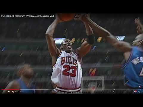 MJ's HIGHLIGHTS From 1997 98 Season   The Jordan Vault