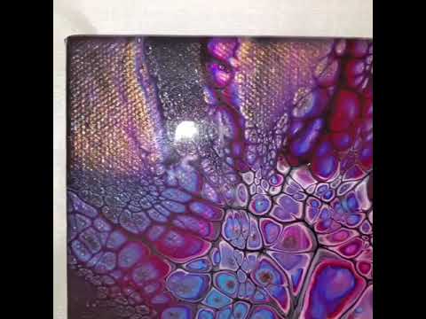 Resined Result of Video #169 #Bloom | #Shorts #Colourarte #PrimaryElements #PrizmPour #Sheleeart