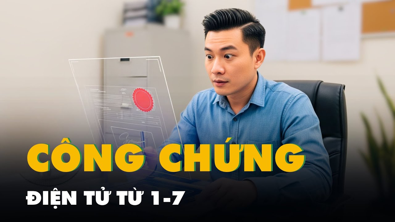 Công chứng điện tử từ 1-7: Áp dụng cho giấy tờ nào? Quy trình thực hiện ra sao?