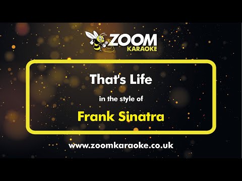 Frank Sinatra - That's Life - Karaoke Version from Zoom Karaoke
