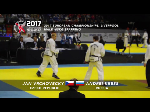 Jan Vrchovecky (CZE) v Andrei Kress (RUS) - Male -85kg Sparring