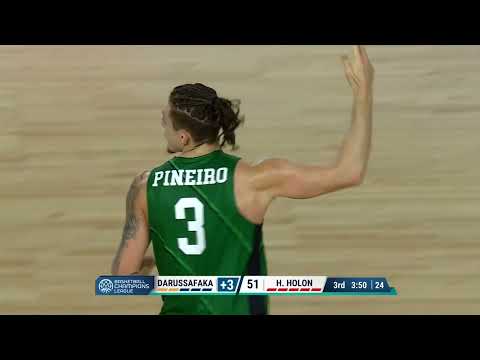 Darüşşafaka - Hapoel Holon 86-79: Isaiah Pineiro (25 points)