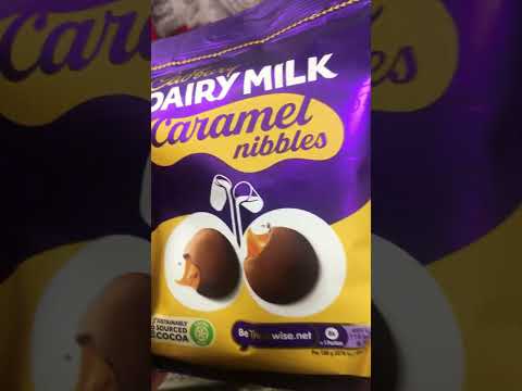 Cadbury Caramel Nibbles Chocolate Sweet#asmr#video#viralvideo#shortvideo#shorts#trending#shorts#cute