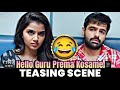 Train Scene Telugu Romantic Teasing Scene Hello Guru Premaa Kosamee Train Love Moment
