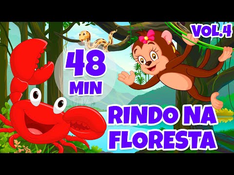 Rindo na Floresta Vol. 4 - Giramille 48 min | Desenho Animado Musical