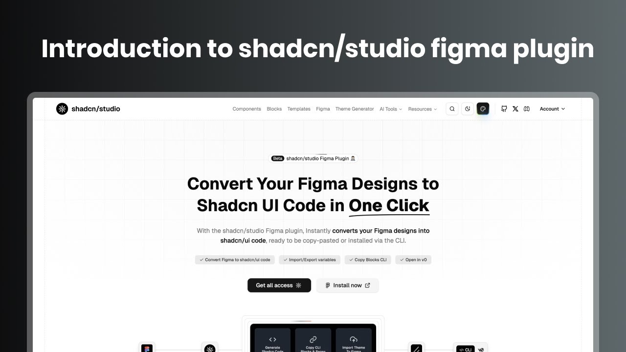 Introduction To Shadcn Studio Figma Plugin 🚀