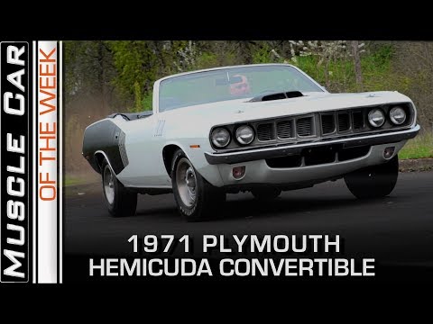 1971 Plymouth hemicuda Convertible: Muscle Car Of The Week Video Episode 245 V8TV