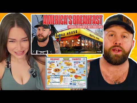 New Zealand Girl Reacts to America's WAFFLE HOUSE | Reacting to Fat Electrician videos
